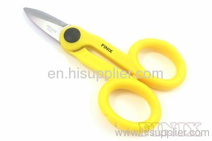 5.5" Single Micro-serrated Blade Electricians Scissors