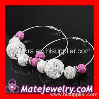 basketball wives mesh ball earrings