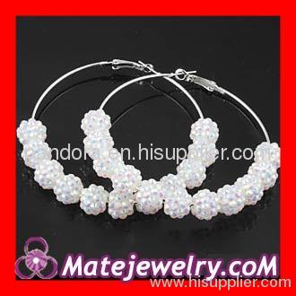 basketball wives rhinestone hoop earring