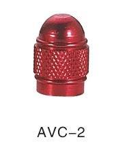 Red Aluminum Tire Valve Cap