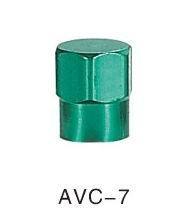 Green Car Tire Valve Cap