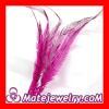 Magenta Thin Striped Grizzly Bird Feather Hair Extension Wholesale