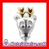 Fashion chamilia reindeer with gold antler charm beads wholesale