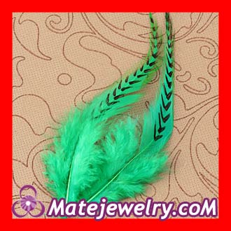 striped rooster feather hair extensions