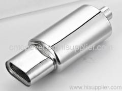 STAINLESS STEEL SILENCER WITH TIPS