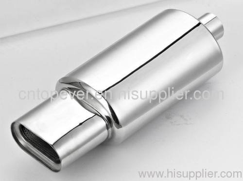 STAINLESS STEEL SILENCER WITH TIPS