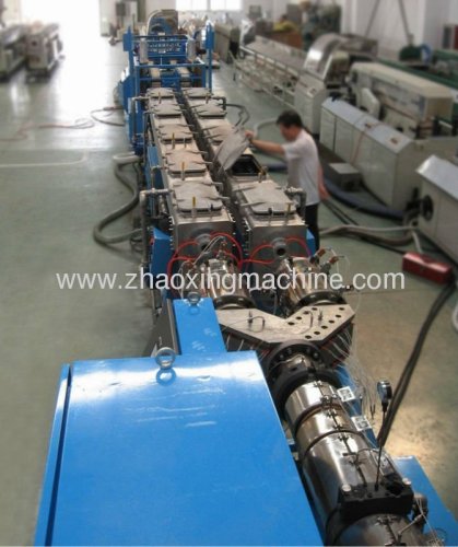 PVC plastic pipe extrusion production line