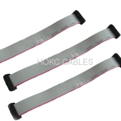 40p IDC/FFC Flat Cable with >1um Tin-plated Thickness, Various Lengths are Available