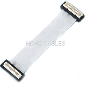 FFC Gray Flat Cables, Used for Communication Equipment with 0.5, 1.0, 1.25 and 2.54mm Pitch