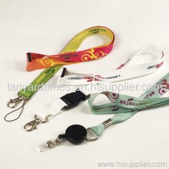 Smooth polyester lanyards