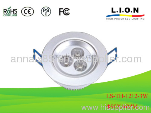 3w LED Ceiling Light CE&ROSH