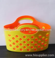 Plastic storage basket,with handle