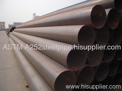 ASTM A252 ERW steel pipes