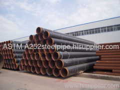 ASTM A252 ERW steel pipes