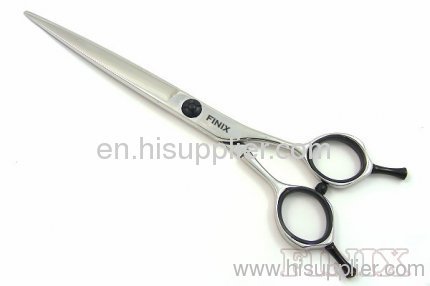 7" Black Titanium Plated Screw and Double Finger Rests Dog Shears