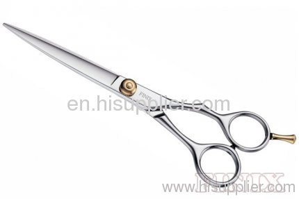 7" Golden Screw and Finger Rest Grooming Scissors
