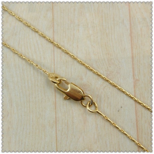 18k gold plated necklace 1420175