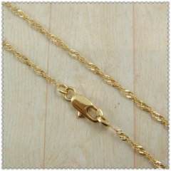 18k gold plated necklace 1420193