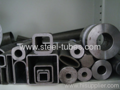 Shaped steel tubes for construction of bridges