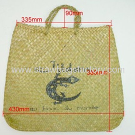 One of the kind, Straw Promotional Bags with your own logo printing, eco friendly promotional bags