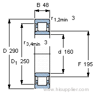 SKF Cylindrical roller bearing