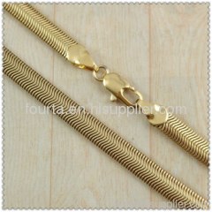 18k gold plated necklace 1420235