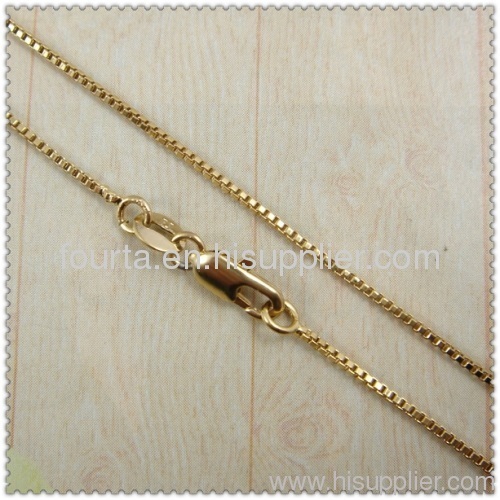 18k gold plated necklace 1420239