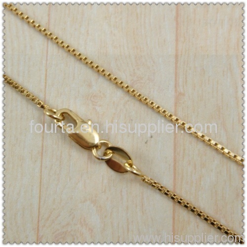 18k gold plated necklace 1420308