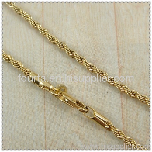 18k gold plated necklace 1420310