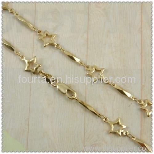 18k gold plated necklace 1420343