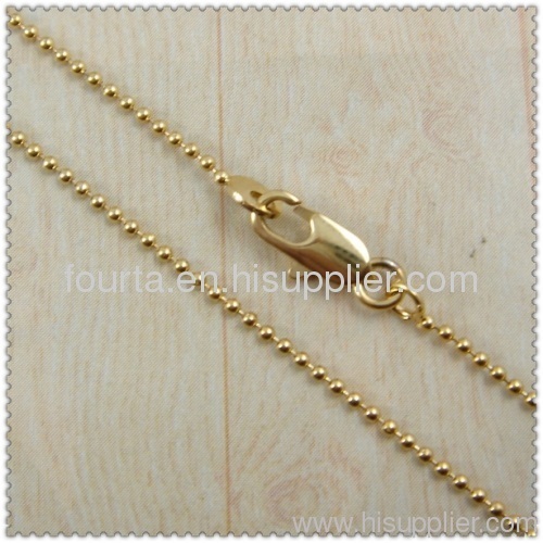 18k gold plated necklace 1420382