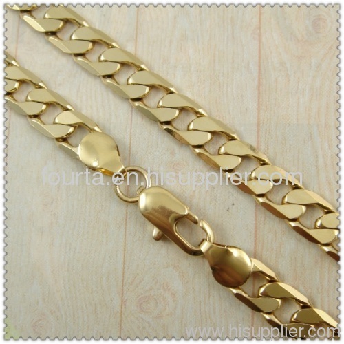 18k gold plated necklace 1430021