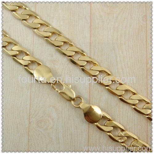 18k gold plated necklace 1430036