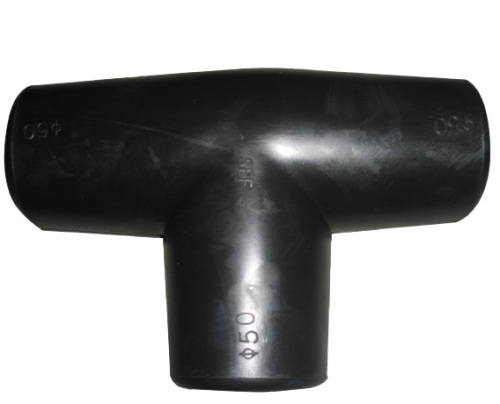 Φ50mm three tee rubber elbow