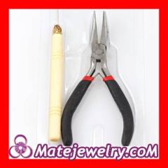 Stainless Clip Plier And Pulling Needle Hair Extension Kit