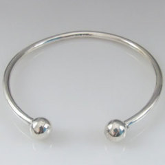 Fashion Sterling silver bangle cuff bracelets wholesale