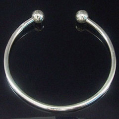 Fashion Sterling silver bangle cuff bracelets wholesale