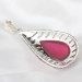 sterling silver teardrop pendant