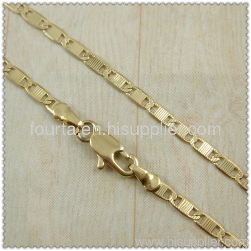 18k gold plated necklace 1440096