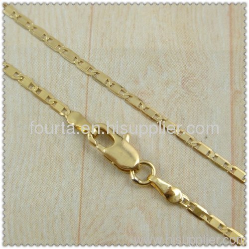 18k gold plated necklace 1440103