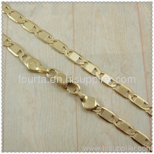 18k gold plated necklace 1440175