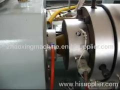 Large diameter HDPE pipe produciton line