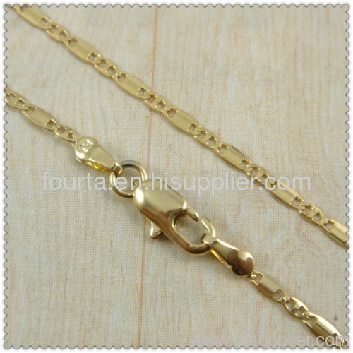 18k gold plated necklace 1440223