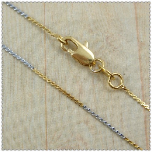 18k gold plated necklace 2420005