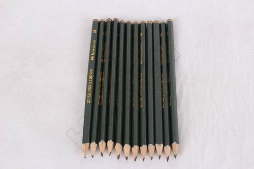 triangles pole wood pencils