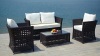 Outdoor rattan garden lounge small sofa set