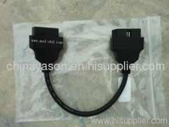 obd2 cable OBD2 J1962m to J1962F , 1ft/30cm