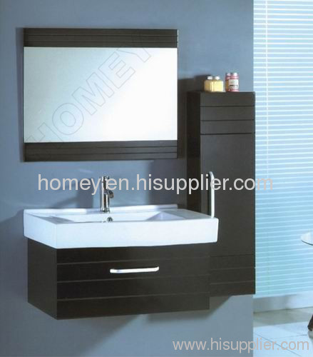 Bathroom furniture oak wood cabinet