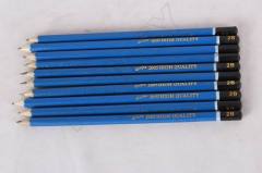 blue color art pencils