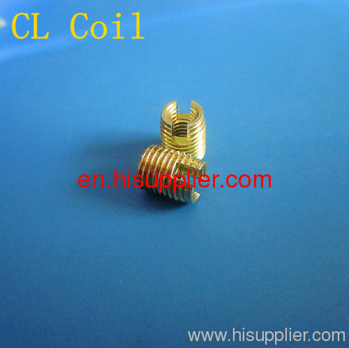 Self-tapping helicoil inserts M4*0.7 Brass